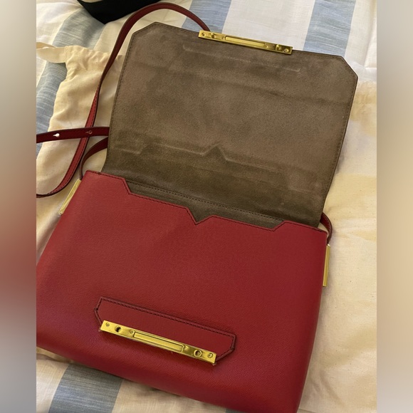 J. Crew red Claremont crossbody purse. Brand new. NWT - Picture 9 of 10